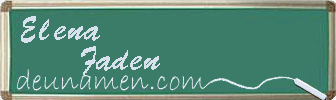 Elena Faden Visitenkarte